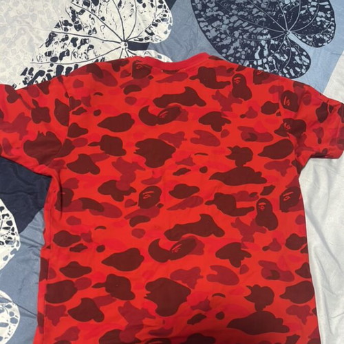 Aape By A Bathing Ape® red short-sleeve shirt like new, size Large