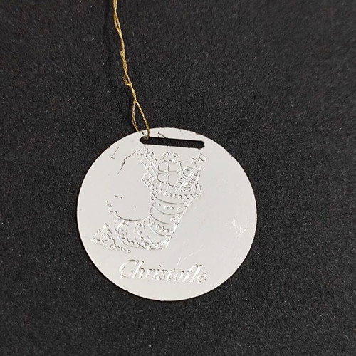 Vintage Christofle Christmas ornament used