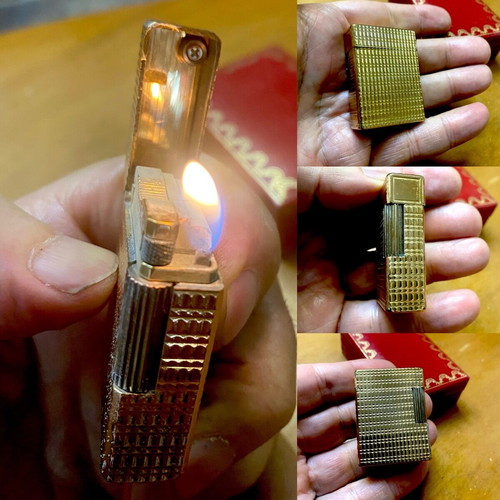 Dupont N7 gold lighter used, vintage