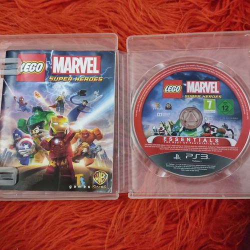 Lego Marvel Super Heroes PlayStation 3 used, with manual without cover