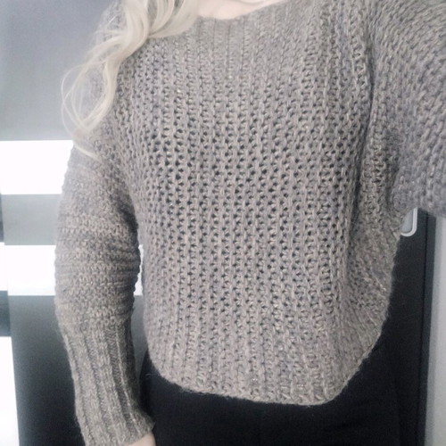 Crop sweater one size