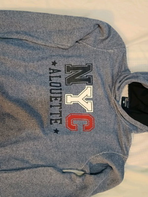 Παιδική μπλούζα με κουκούλα Alouette 13-14 ετών σαν καινούργιο πολύχρωμη