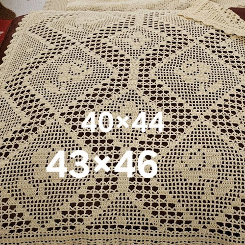 Handmade crochet napkins like new