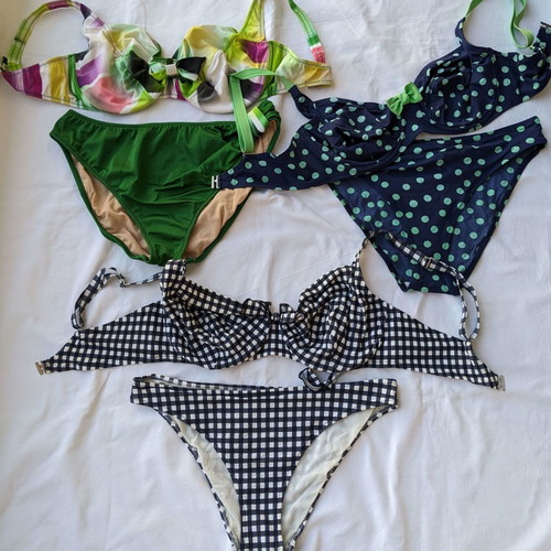 Swimwear used, three large pieces, Lucero and other brands