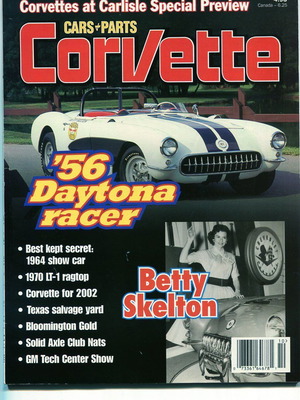 Vintage American Magazine Corvette Cars & Parts Vol4 No5 October 2001 like new
