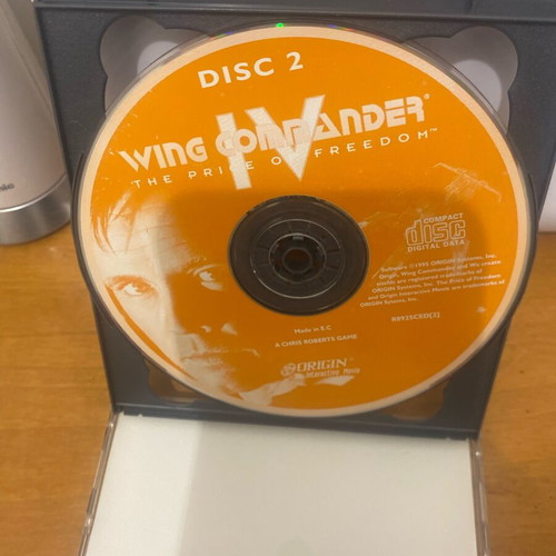 Wing Commander IV The Price of Freedom PC game used, 6 CD-ROMs