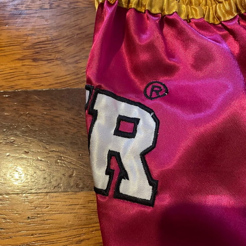 Boxeur the Rues satin women's boxing shorts fuchsia used size M