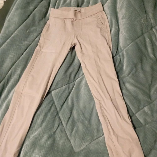 Pink Woman pants new, beige, elastic XS