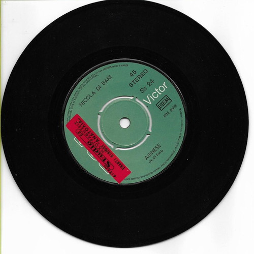 IL CUORE E' UNO ZINGARO / AGNESE vinyl used, pop 45 rpm