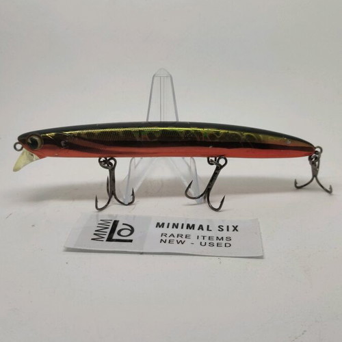 Lammtarra artificial lure used, dark olive with golden green and orange belly