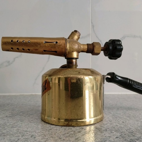 Collectible G. Barthel Gasoline Blowtorch used, Made in GDR