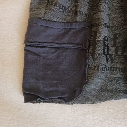 Decibel Mini Cotton Skirt Gray Like New, One Size