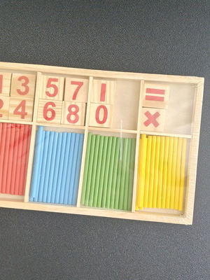 Wooden educational math toy new
