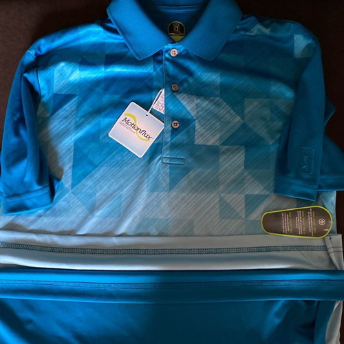 Golf PGA Tour MotionFlex PRO SERIES official sports shirt size M new