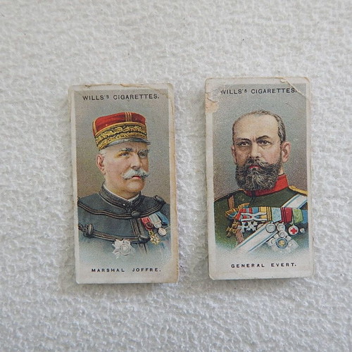 Two collectible cards