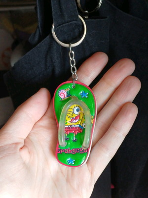 Μπρελόκ SpongeBob μεταχειρισμένο vintage