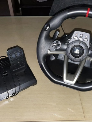 Hori Apex състезателен волан с педали като нов, съвместим с PS4 PS3 PC