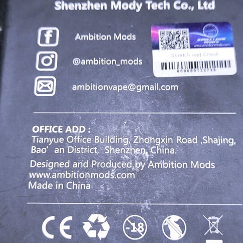 K1 60W Mod Ambition Mods like new