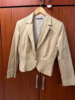Alysi women's blazer beige like new Italian