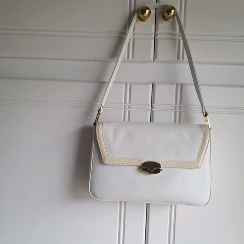 Shoulder bag white with beige like new