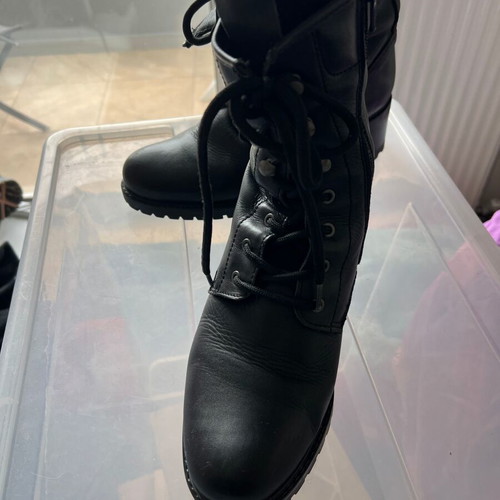 Tamaris black ankle boots size 40 used