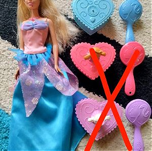 Barbie of Swan Lake κούκλα + μικρή κοσμηματοθήκη και χτένα (Μπάρμπι στην Λίμνη των Κύκνων κούκλα)