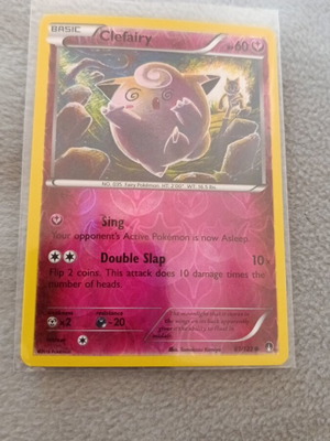 Pokemon Clefairy Reverse Holo card like new