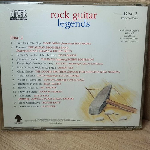 Rock Guitar Legends CD Disc 2
