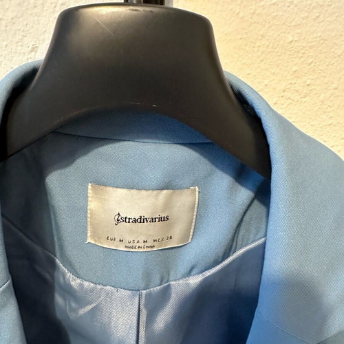 Baby Blue Oversized Stradivarius Blazer like new