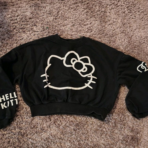 H&M Hello Kitty sweatshirt 10-12 years like new, black