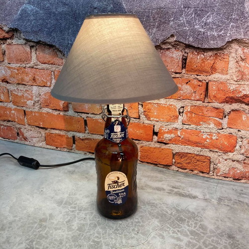 Φωτιστικό γραφείου κατασκευή από μπουκάλι μπύρας Fischer καινούργιο