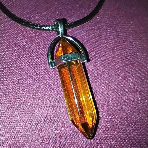 Necklace with crystals new, multicolored