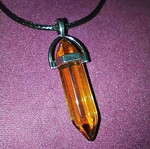 Necklace with crystals new, multicolored