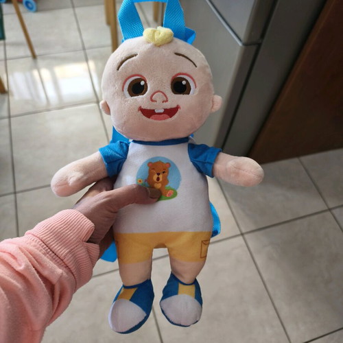 Cocomelon JJ plush bag like new, 30 cm