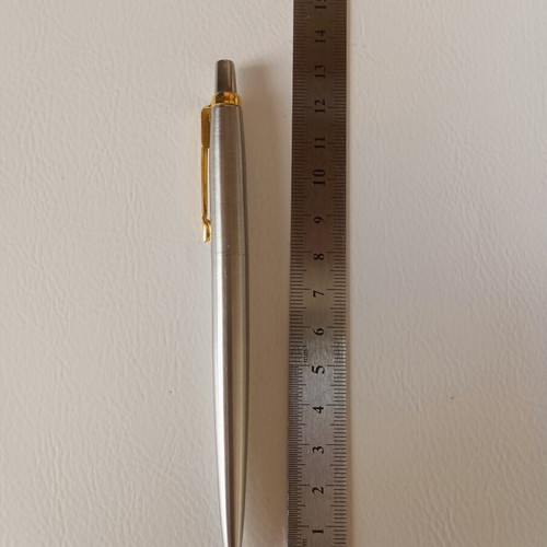 Parker Jotter ballpoint pen, steel with gold details