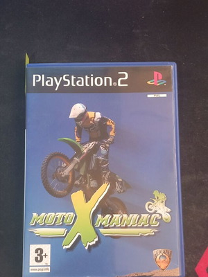 Moto X Maniac PS2 game used, action racing adventure