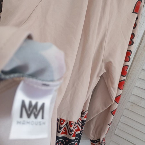 Mamoush M L dress with heart pattern