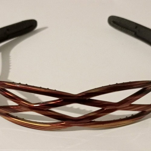 Hair Diadem like new, brown with golden shades