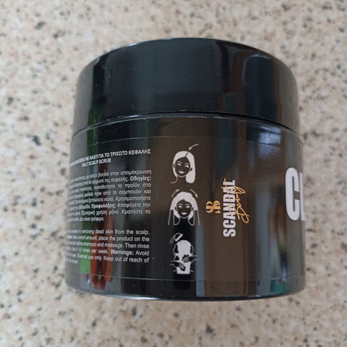 Cleansing Salt Scalp Scrub hair peeling like new