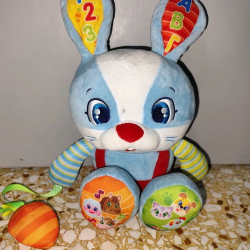 Lelos The Bunny Baby Clementoni Toy like new