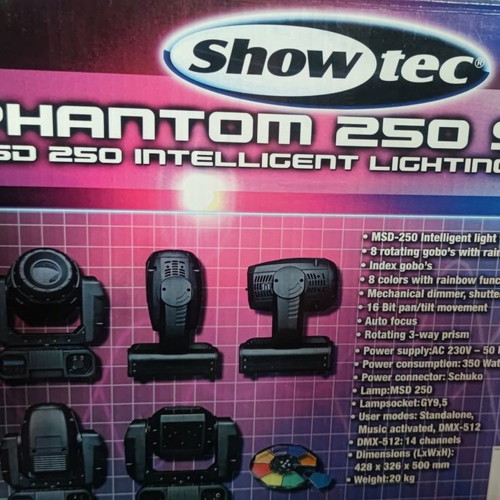 Showtec Phantom 250 Spot used moving head light