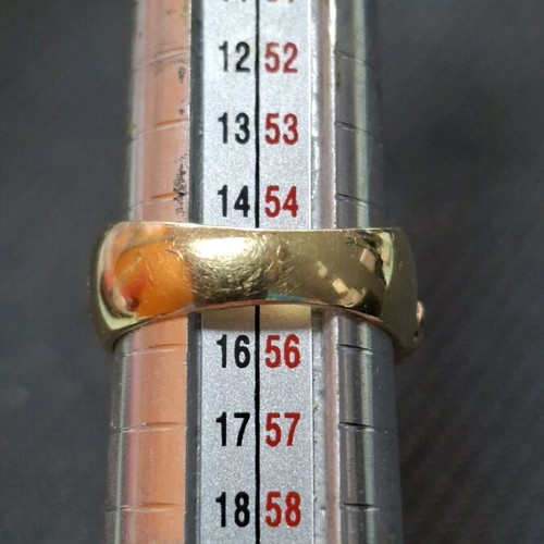 Gold ring 14 carat with 585 stamp, 7.6 grams, new