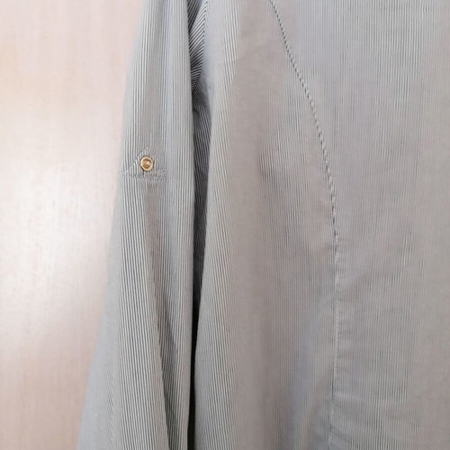 Trussardi shirt size L like new, white and blue