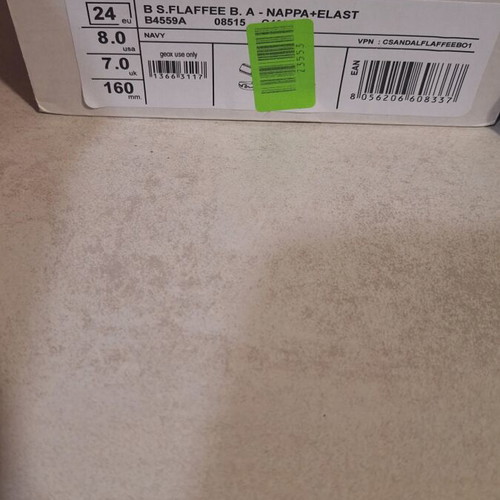 Geox sandals size 24 used, blue