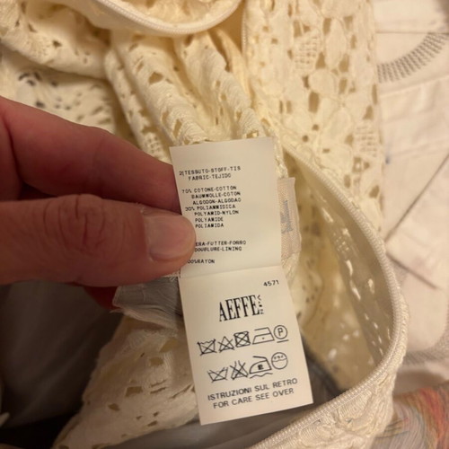 Cacharel mini summer dress used, size 38, 100% silk