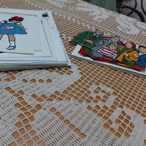 Educational cards used, pack of 64 pieces