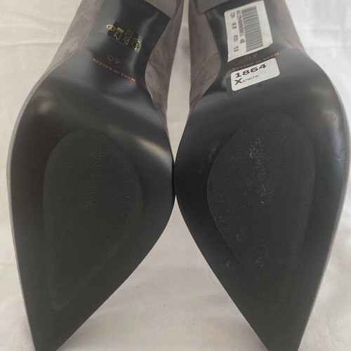 Exe gray suede pumps with 11 cm heel, like new, size 40