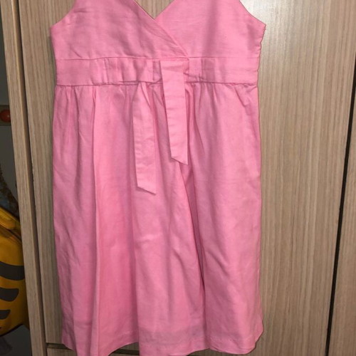 Zara Kids linen dress pink like new, size 110cm