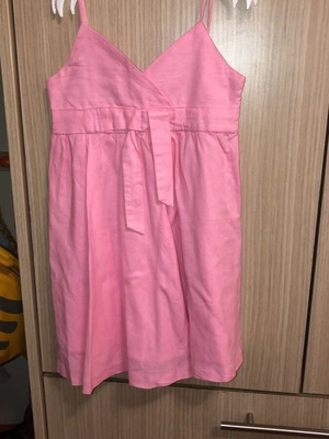 Zara Kids linen dress pink like new, size 110cm