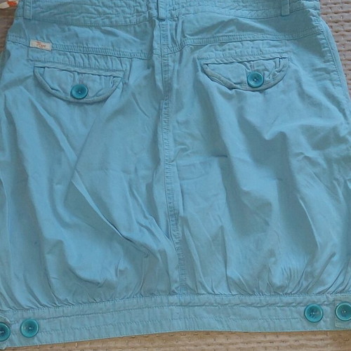 Hype summer skirt turquoise like new, size L 40 12